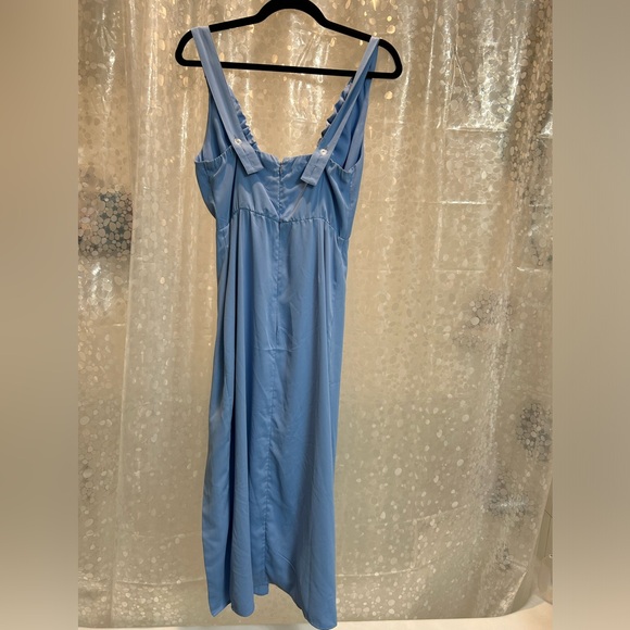 Abercrombie & Fitch Cinched Neck Midi Dress size Small - Picture 6 of 10